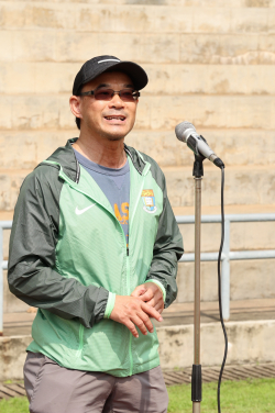 謝樹基教授致辭。